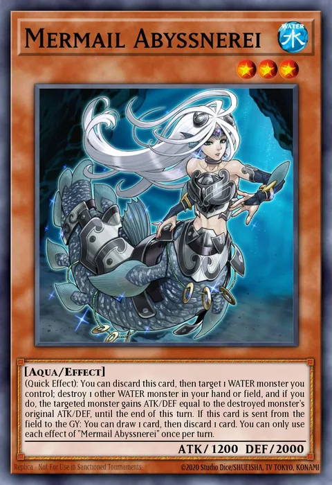Mermail Abyssnerei trading card