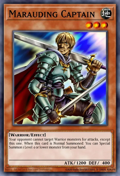 Marauding Captain trading card