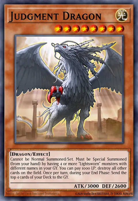 Judgment Dragon trading card
