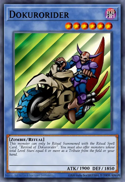 Dokurorider trading card