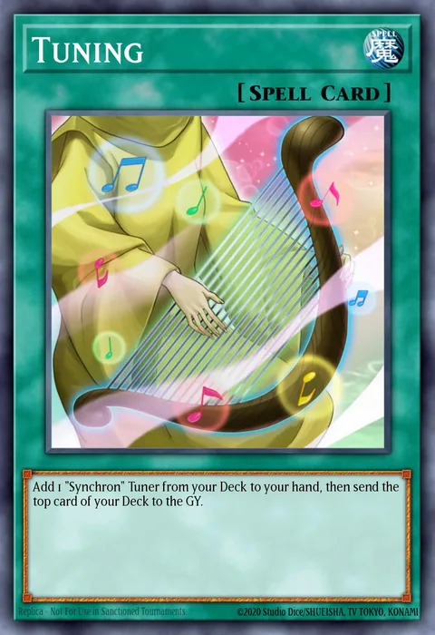 Tuning trading card