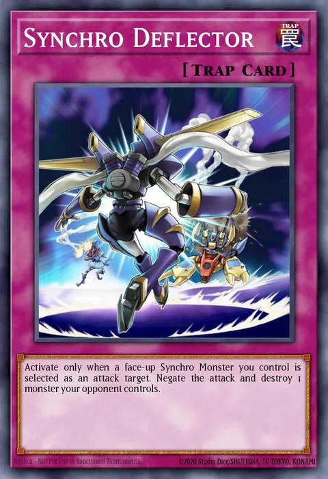 Synchro Deflector trading card