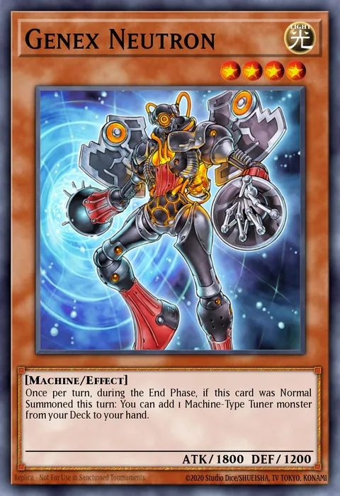 Genex Neutron trading card