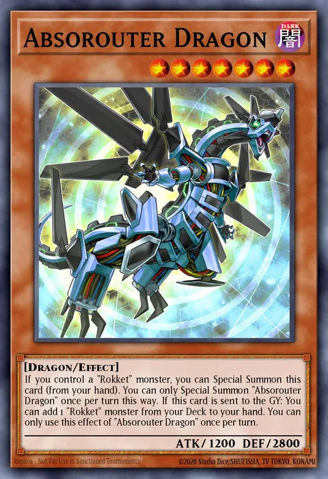 Absorouter Dragon trading card