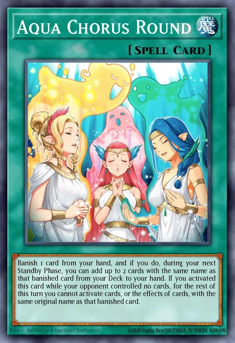 Aqua Chorus Round trading card