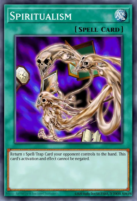 Spiritualism trading card