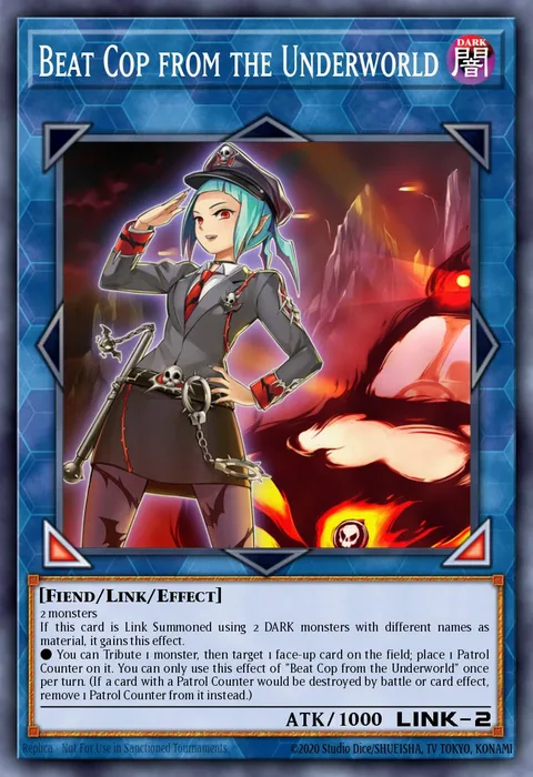Beat Cop from the Underworld trading card
