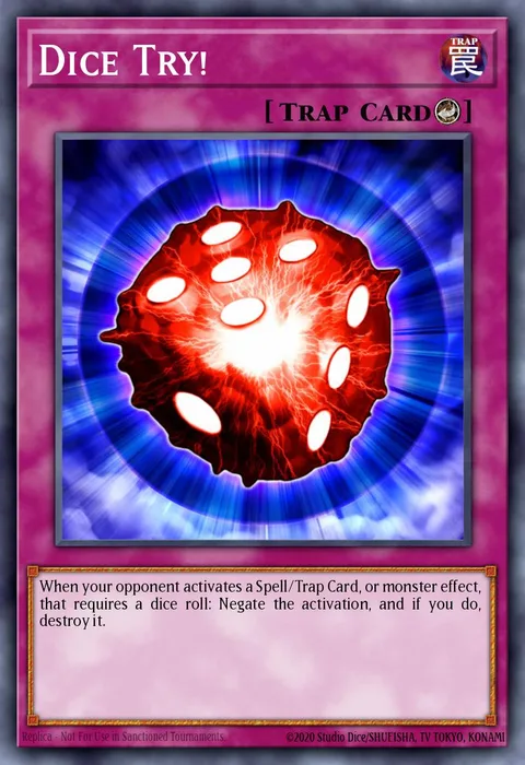 Dice Try! trading card