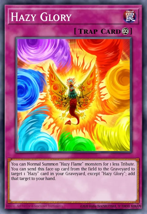 Hazy Glory trading card