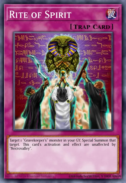Rite of Spirit trading card