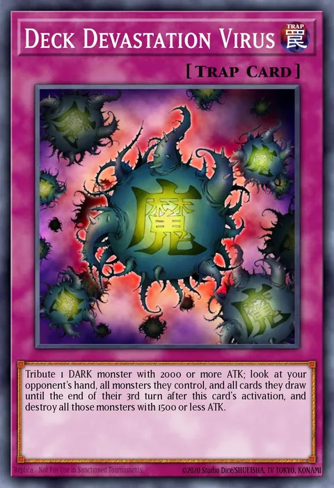 Deck Devastation Virus trading card