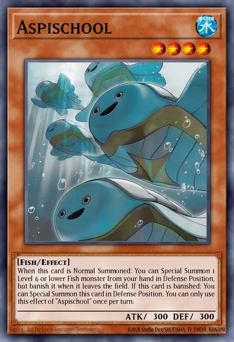 Aspischool trading card