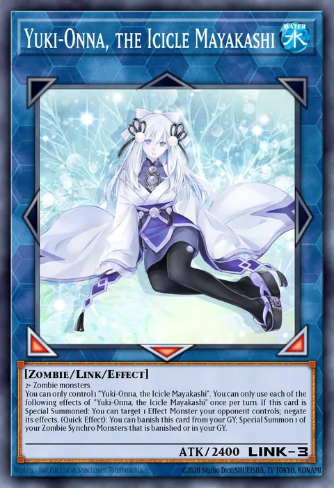 Yuki-Onna, the Icicle Mayakashi trading card