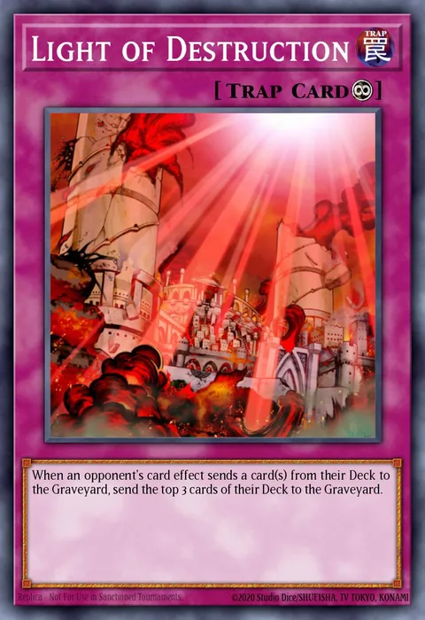 Light of Destruction trading card