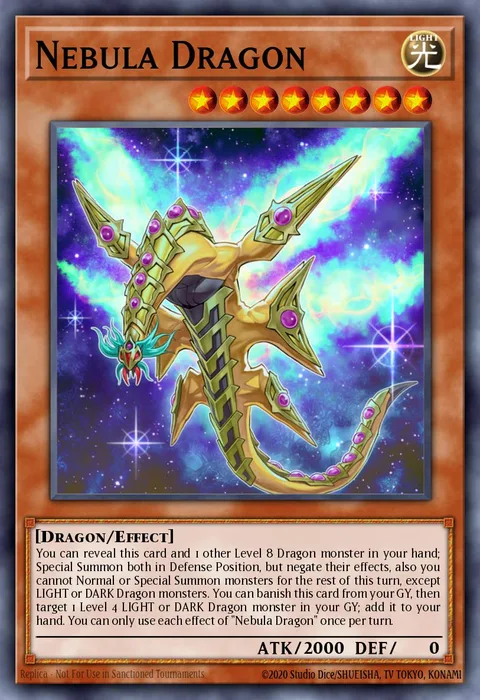 Nebula Dragon trading card