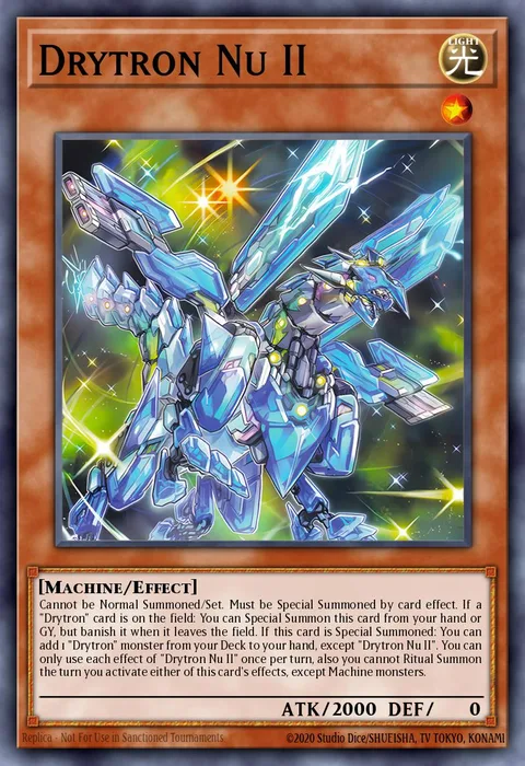 Drytron Nu II trading card