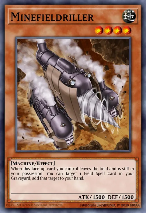 Minefieldriller trading card