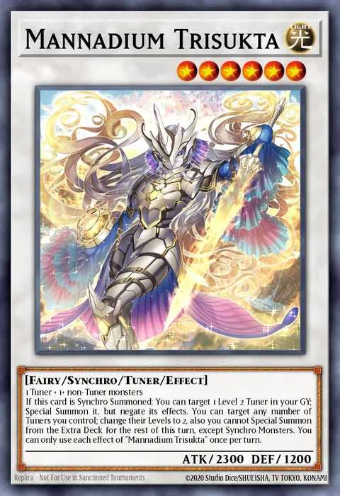 Mannadium Trisukta trading card