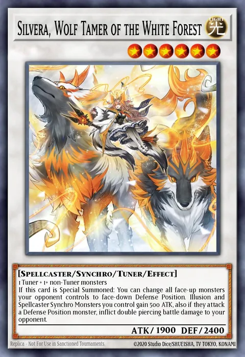 Silvera, Wolf Tamer of the White Forest trading card