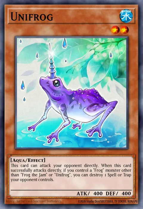 Unifrog trading card