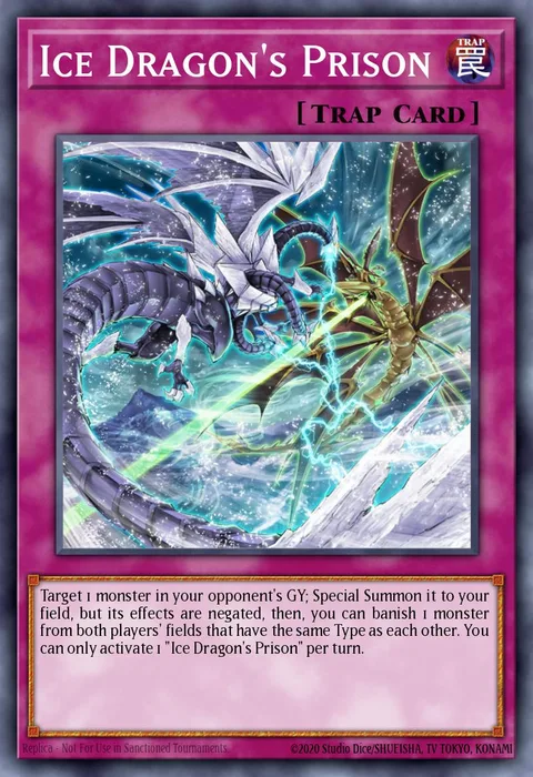 Ice Dragon's Prison trading card