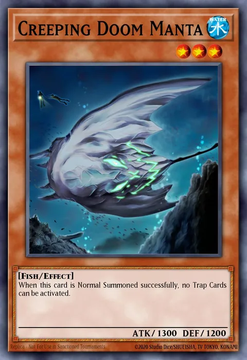Creeping Doom Manta trading card