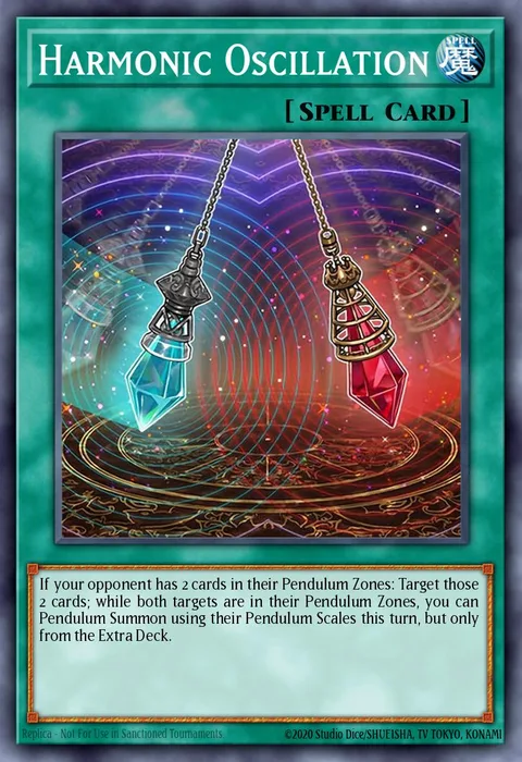 Harmonic Oscillation trading card