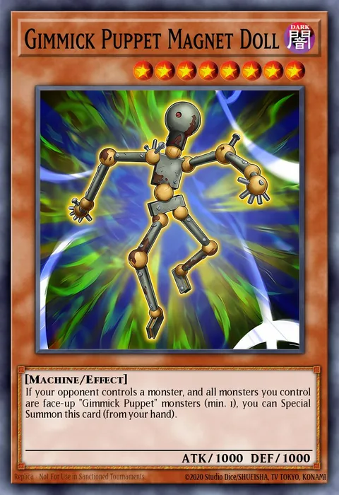 Gimmick Puppet Magnet Doll trading card