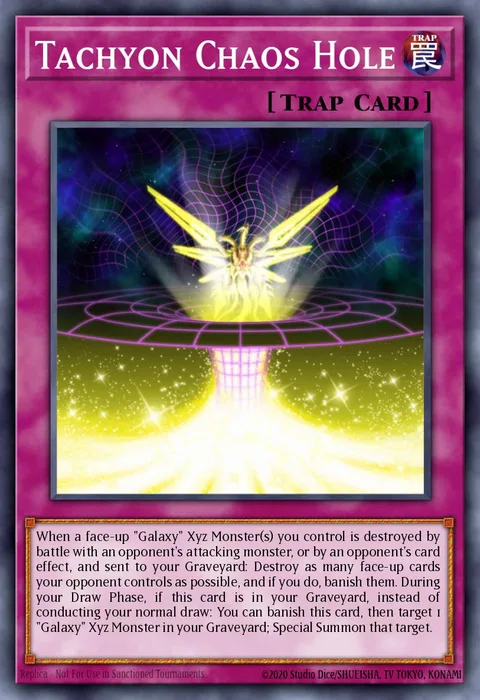 Tachyon Chaos Hole trading card