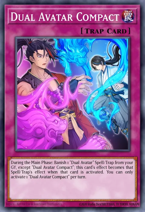 Dual Avatar Compact trading card