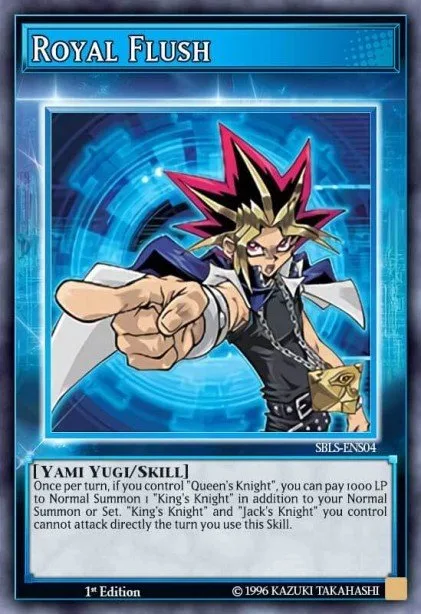 Royal Flush trading card