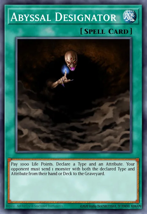 Abyssal Designator trading card
