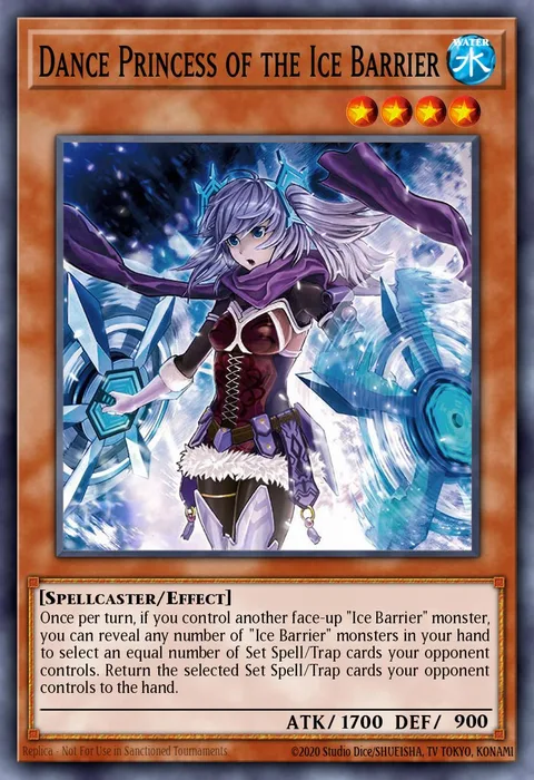 Dance Princess of the Ice Barrier trading card