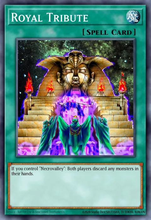Royal Tribute trading card