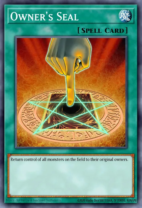 Owner's Seal trading card