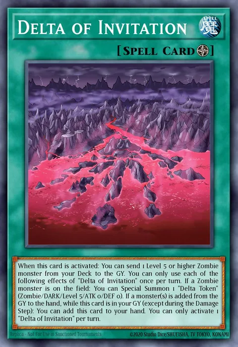 Delta of Invitation trading card