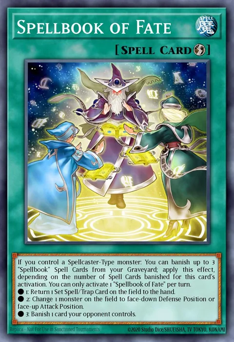Spellbook of Fate trading card