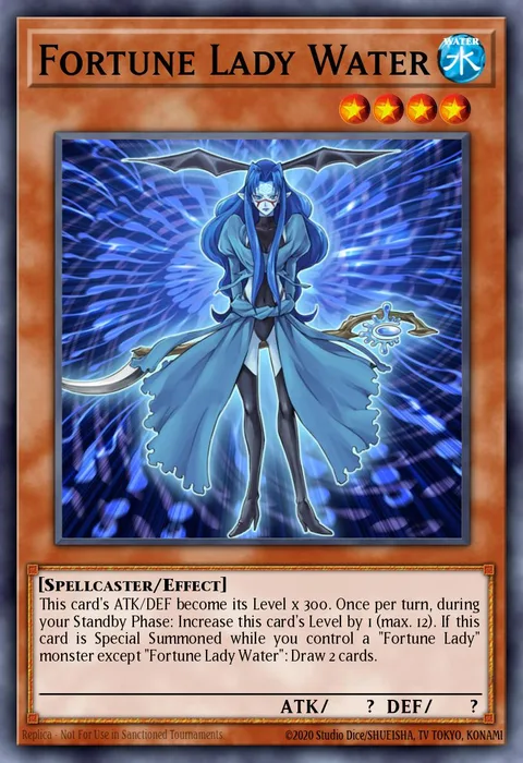 Fortune Lady Water trading card
