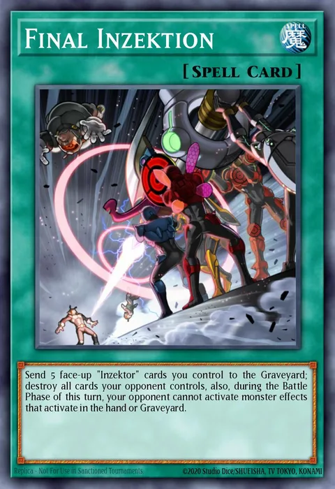 Final Inzektion trading card