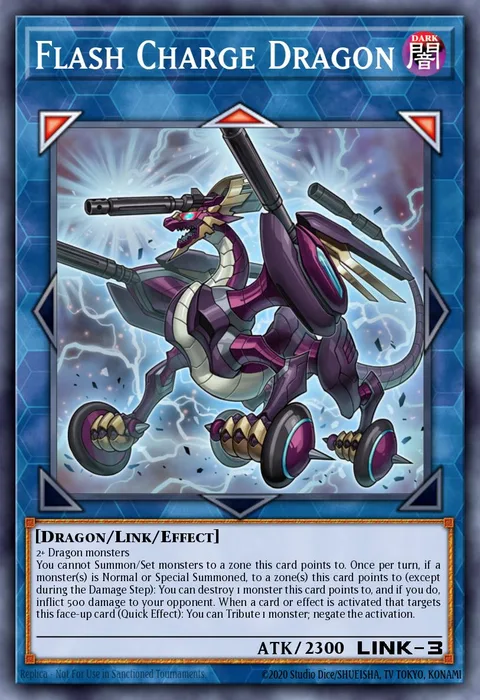 Flash Charge Dragon trading card