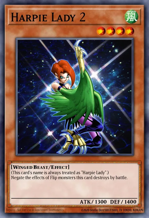Harpie Lady 2 trading card