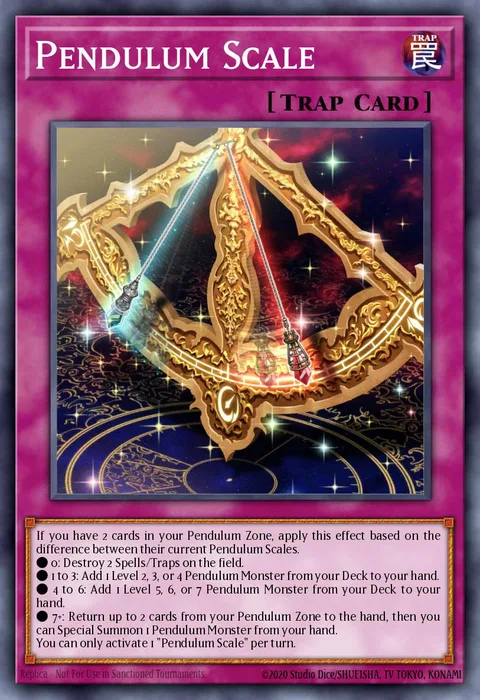 Pendulum Scale trading card