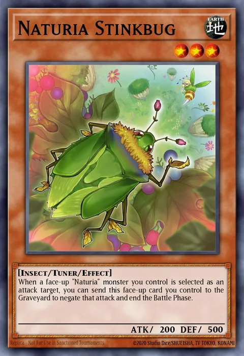 Naturia Stinkbug trading card