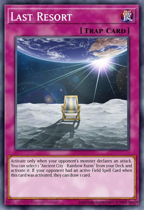 Last Resort trading card
