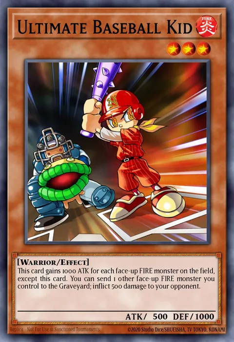 Ultimate Baseball Kid trading card
