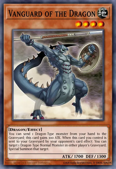 Vanguard of the Dragon trading card