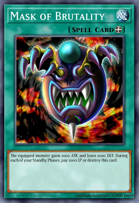 Mask of Brutality trading card