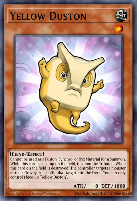 Yellow Duston trading card