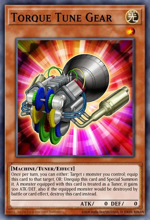 Torque Tune Gear trading card