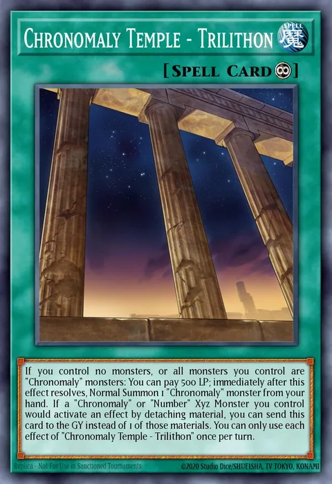 Chronomaly Temple - Trilithon trading card
